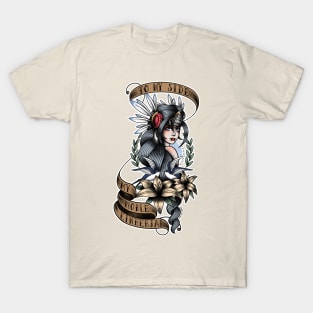 Lenneth from Valkyrie Profile – American Traditional Tattoo T-Shirt